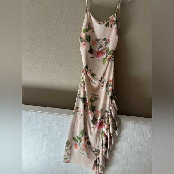 Zara floral print ruffled dress 5644/165 - Picture 5 of 9